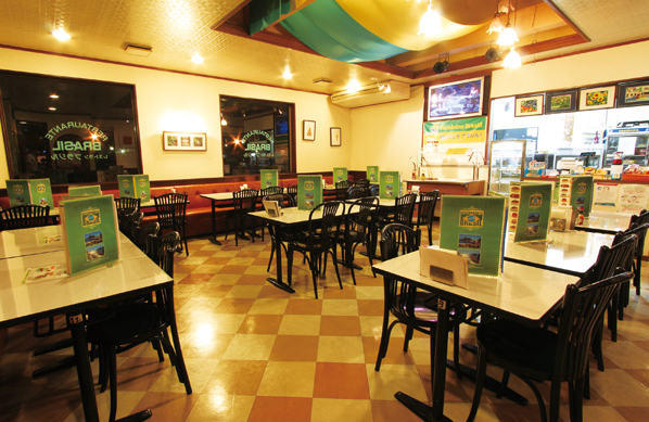 大泉町で本場ブラジル料理を楽しめるレストランブラジル店内